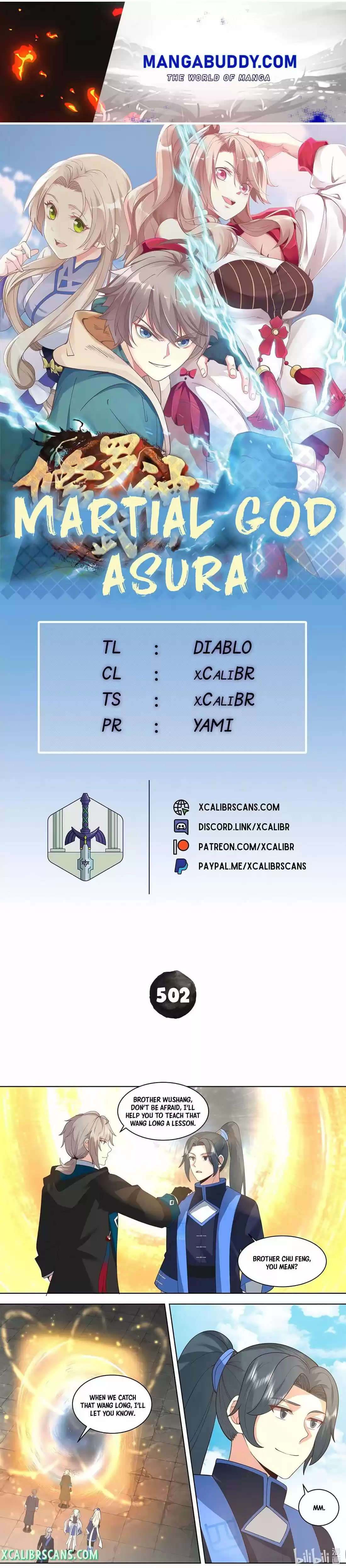 Martial God Asura Chapter 502