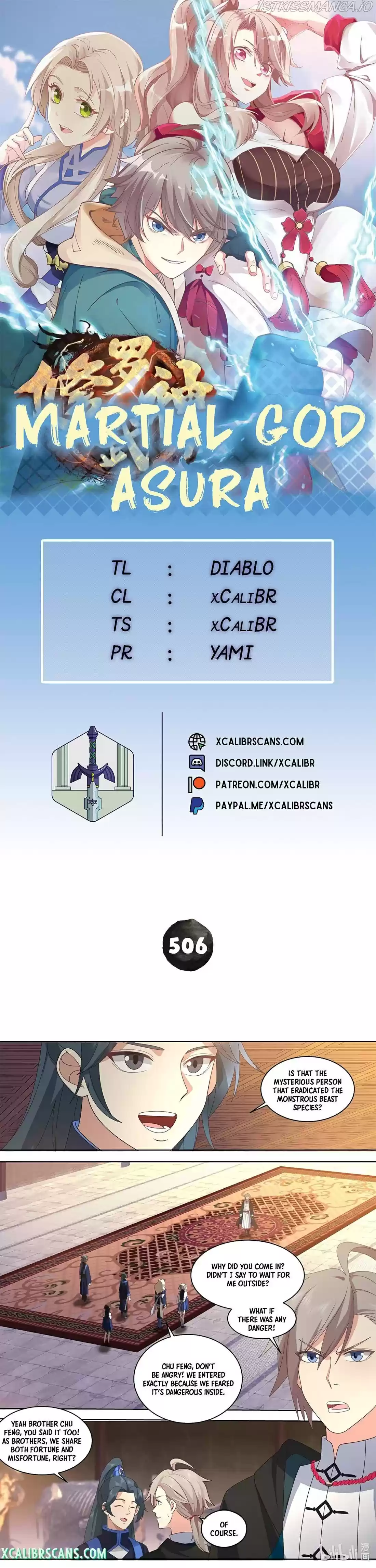 Martial God Asura Chapter 506