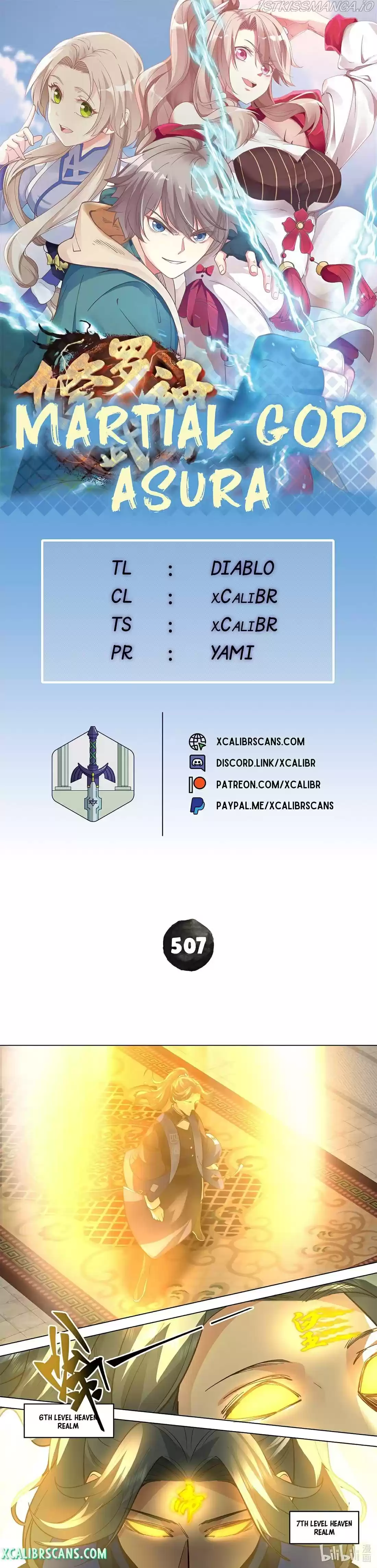 Martial God Asura Chapter 507