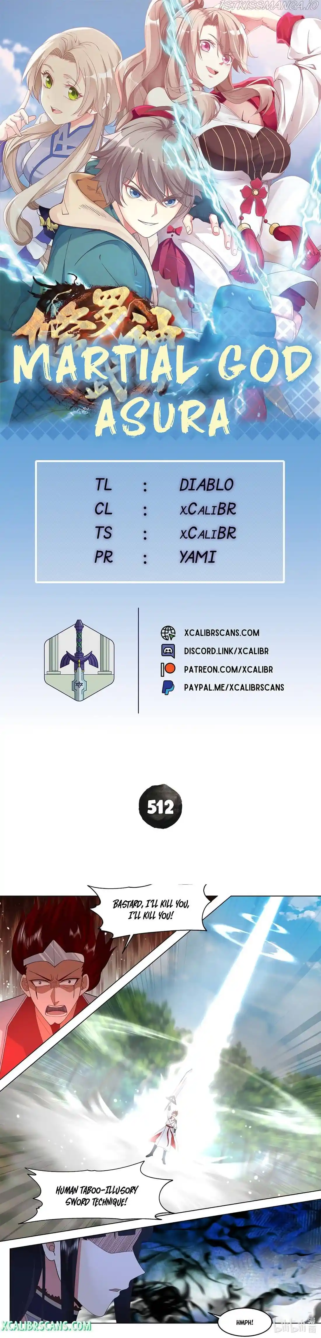 Martial God Asura Chapter 512