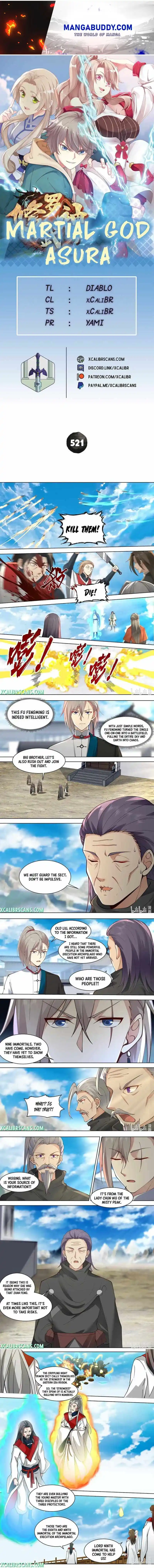 Martial God Asura Chapter 521