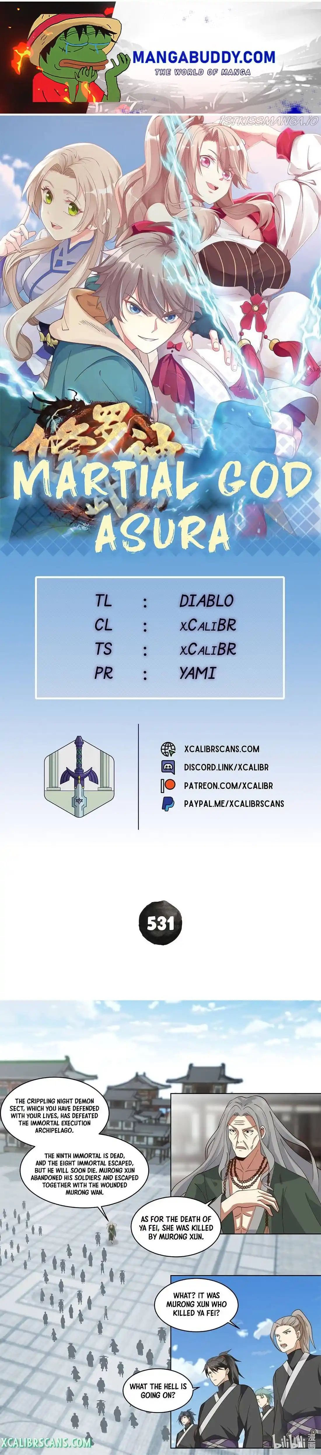Martial God Asura Chapter 531