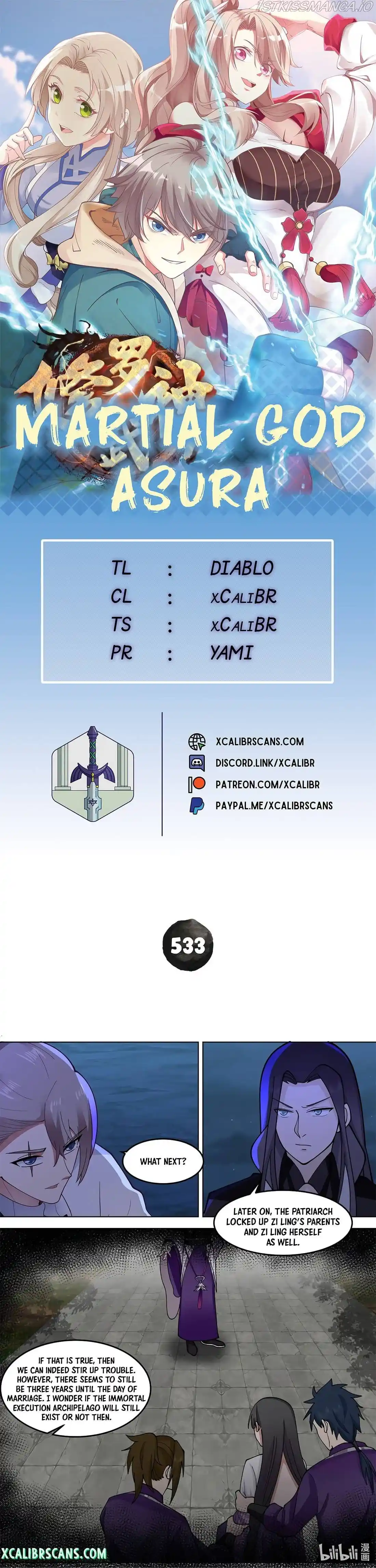 Martial God Asura Chapter 533