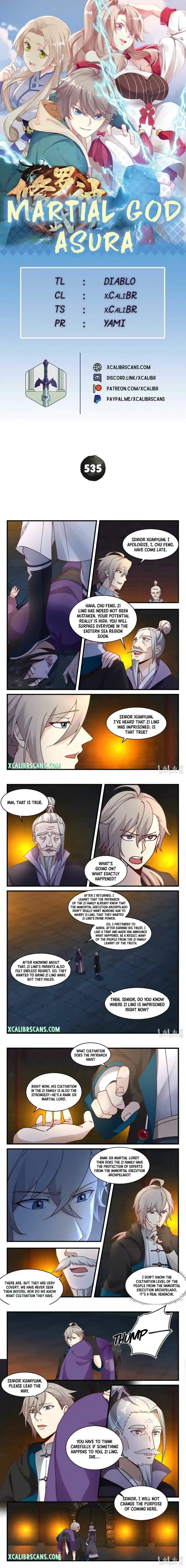 Martial God Asura Chapter 535