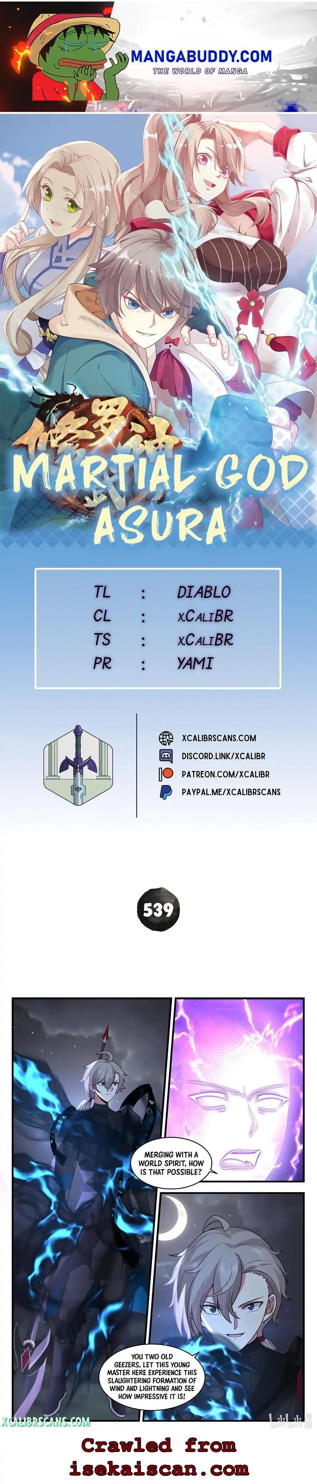 Martial God Asura Chapter 539