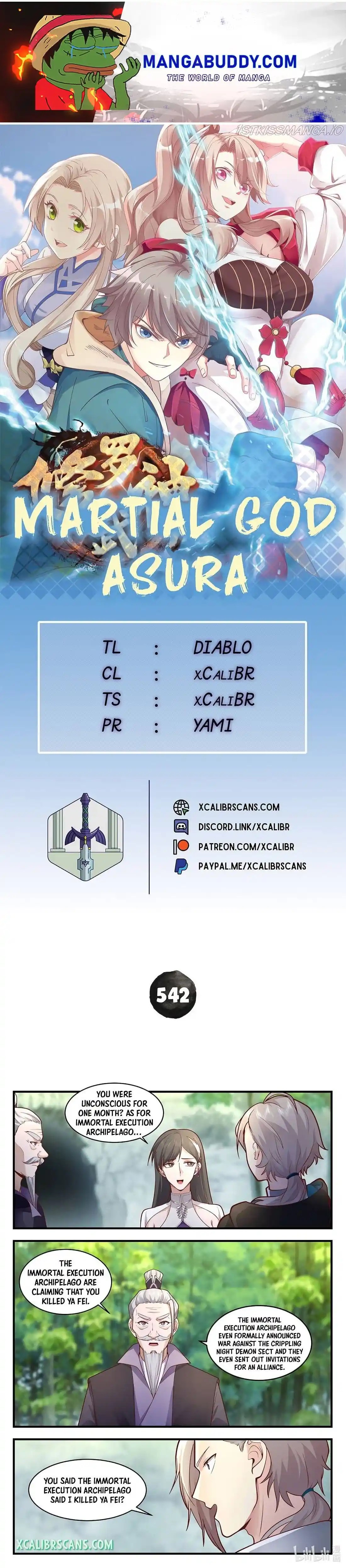 Martial God Asura Chapter 542