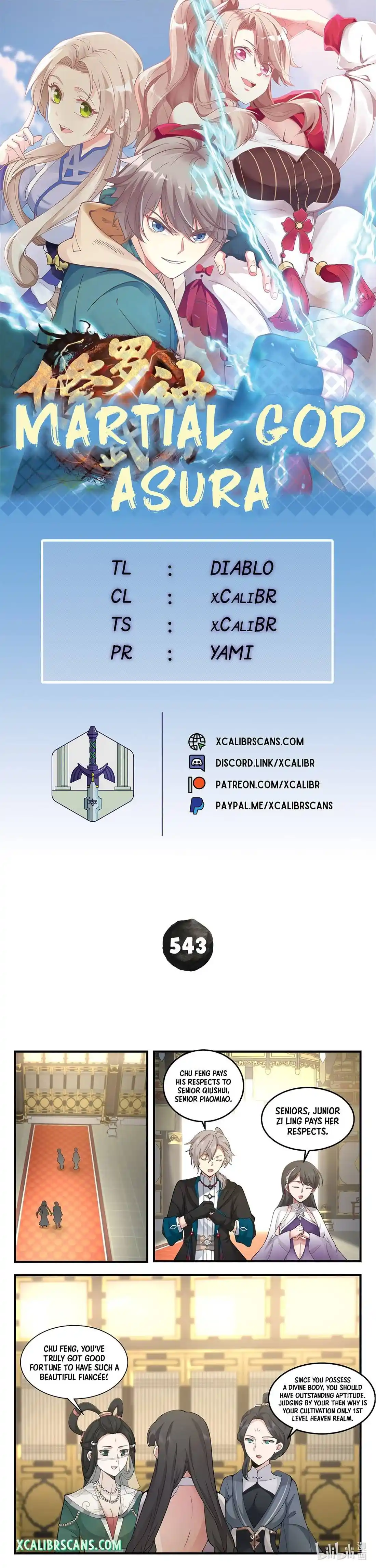 Martial God Asura Chapter 543