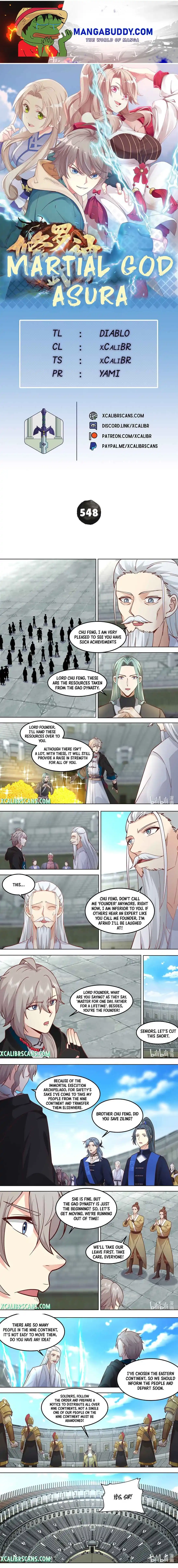 Martial God Asura Chapter 548