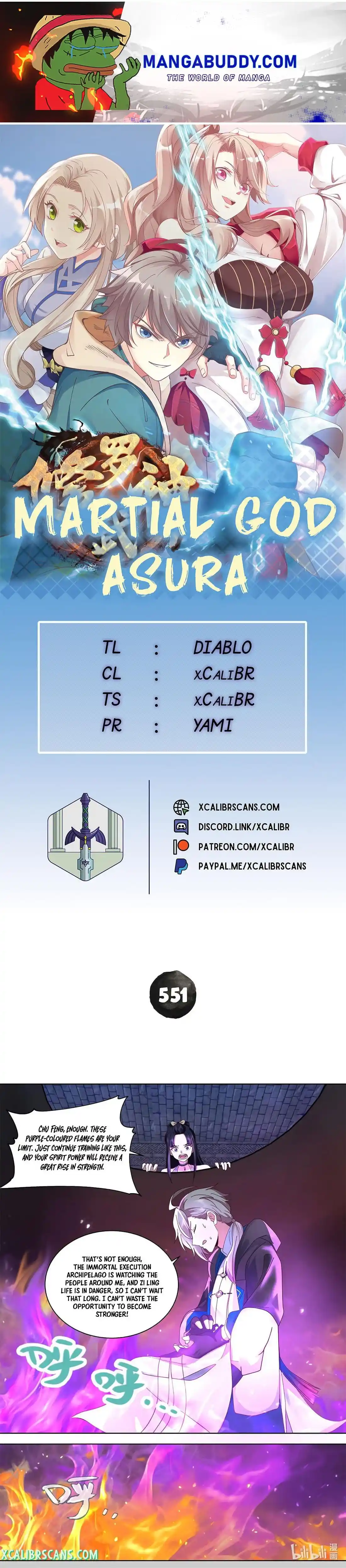 Martial God Asura Chapter 551
