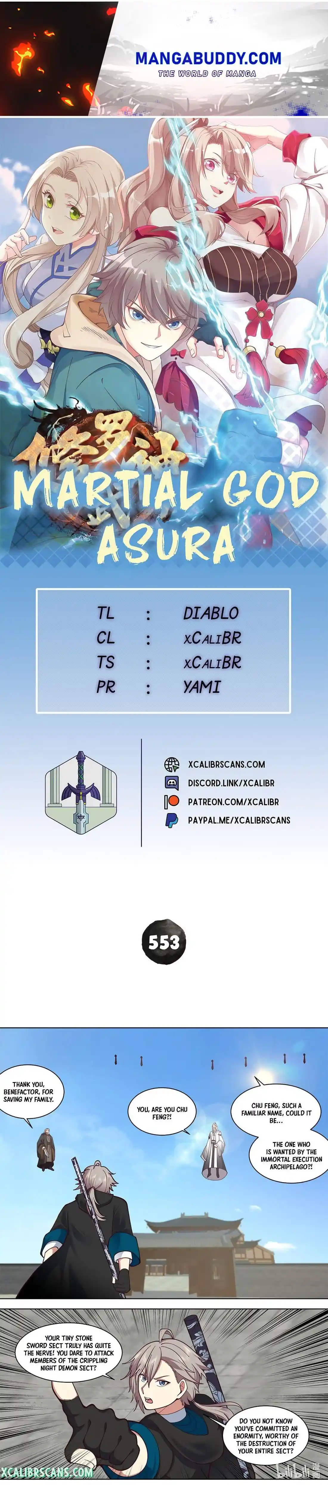 Martial God Asura Chapter 553