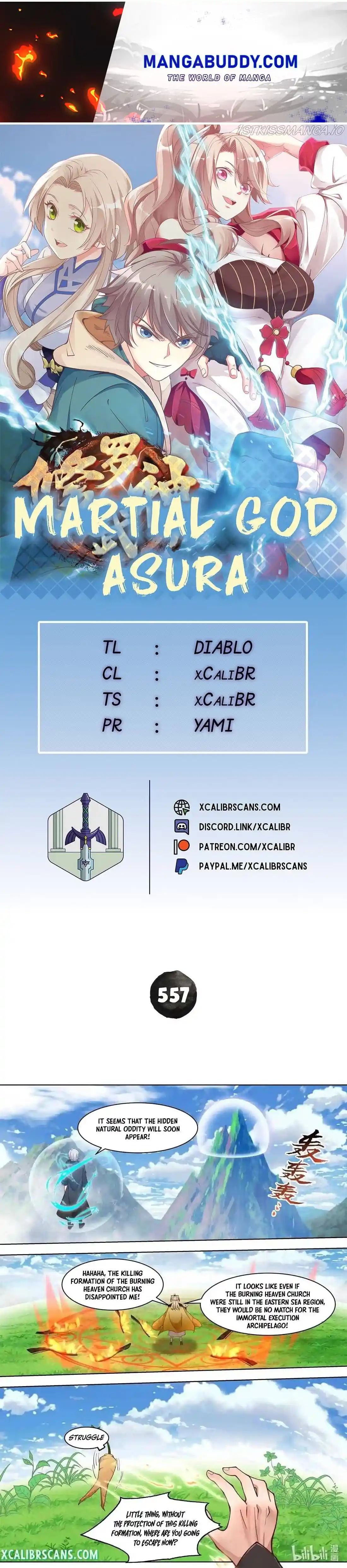 Martial God Asura Chapter 557