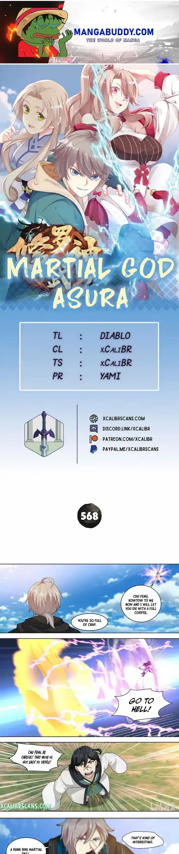 Martial God Asura Chapter 568