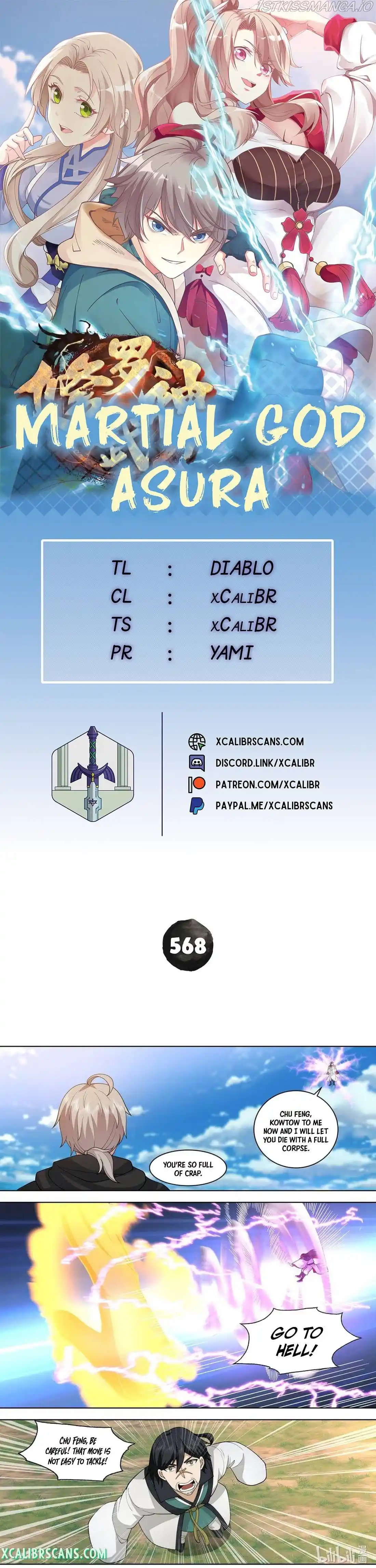 Martial God Asura Chapter 568