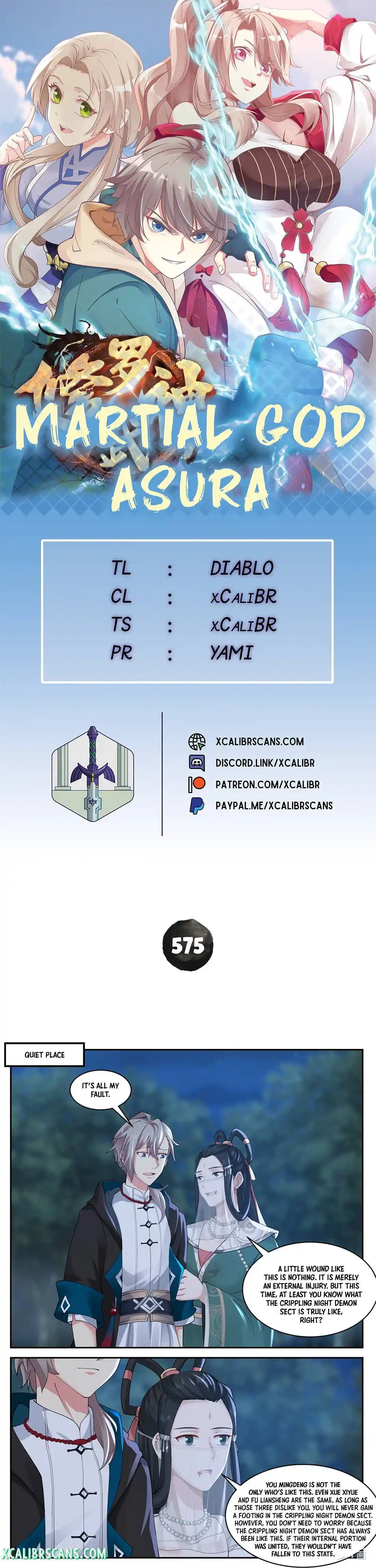 Martial God Asura Chapter 575