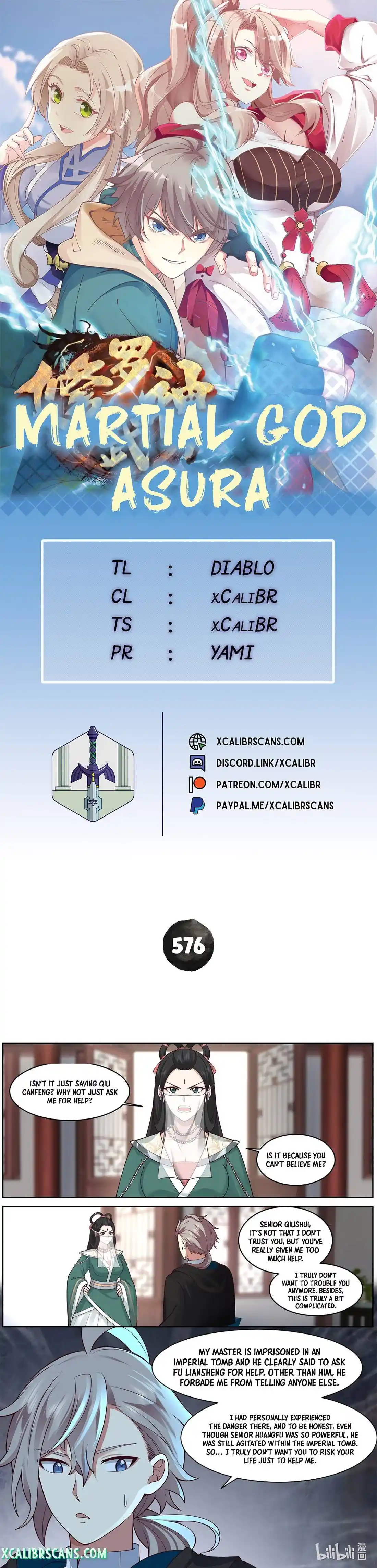 Martial God Asura Chapter 576