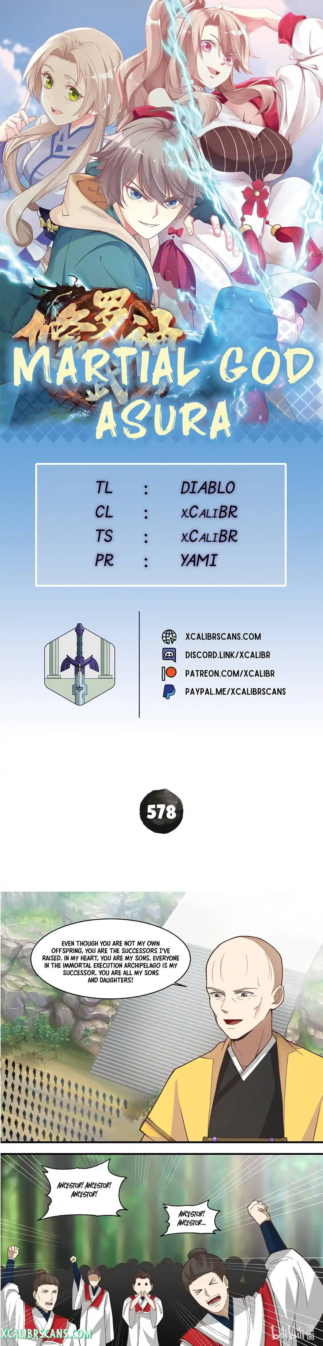 Martial God Asura Chapter 578