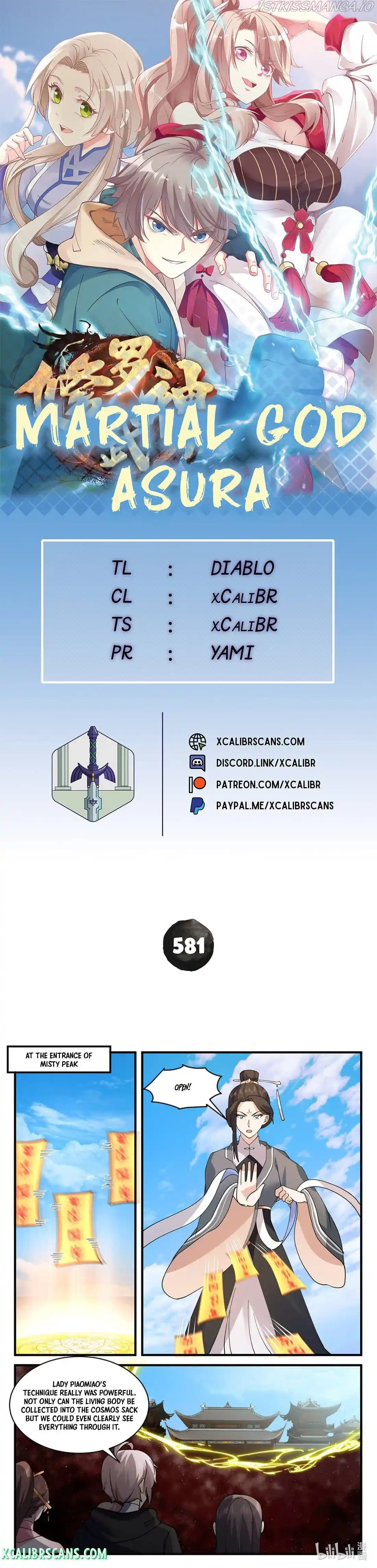 Martial God Asura Chapter 581