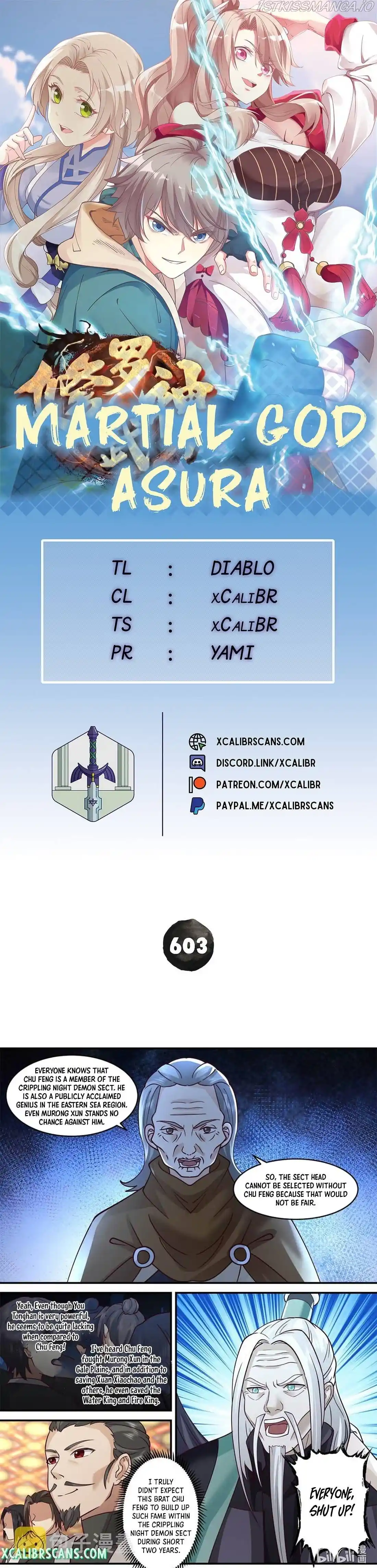 Martial God Asura Chapter 603