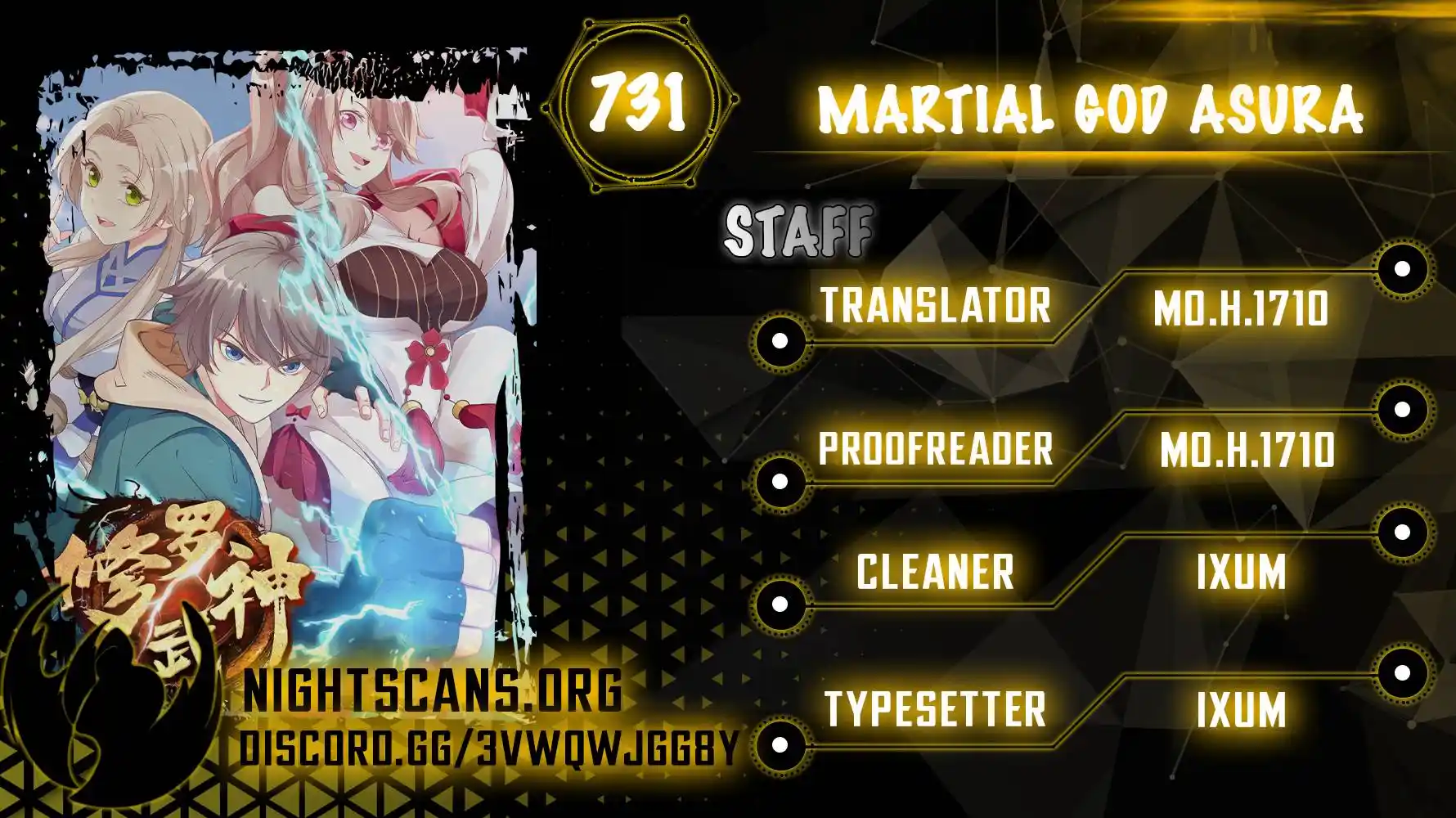 Martial God Asura Chapter 731