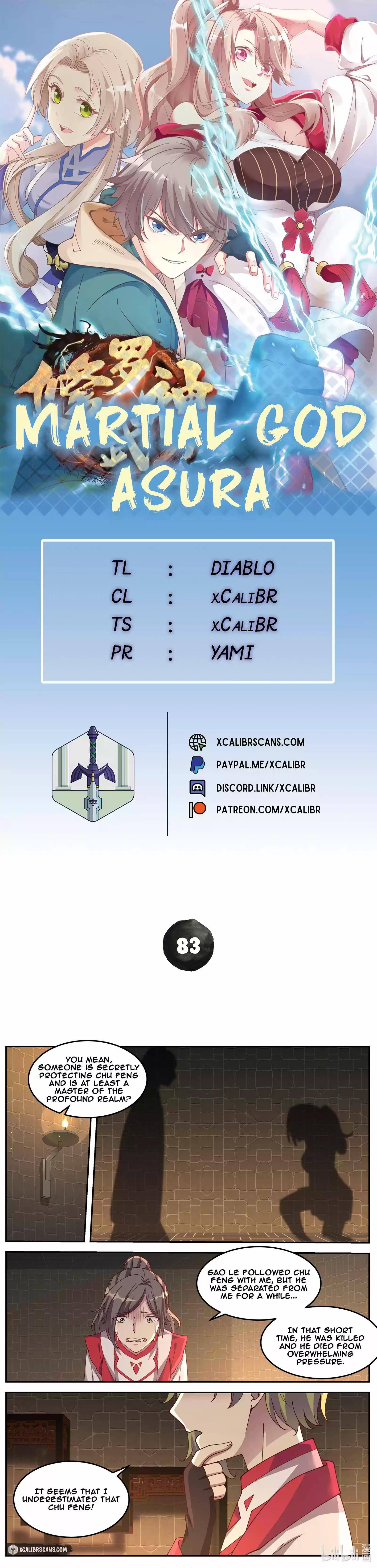 Martial God Asura Chapter 83
