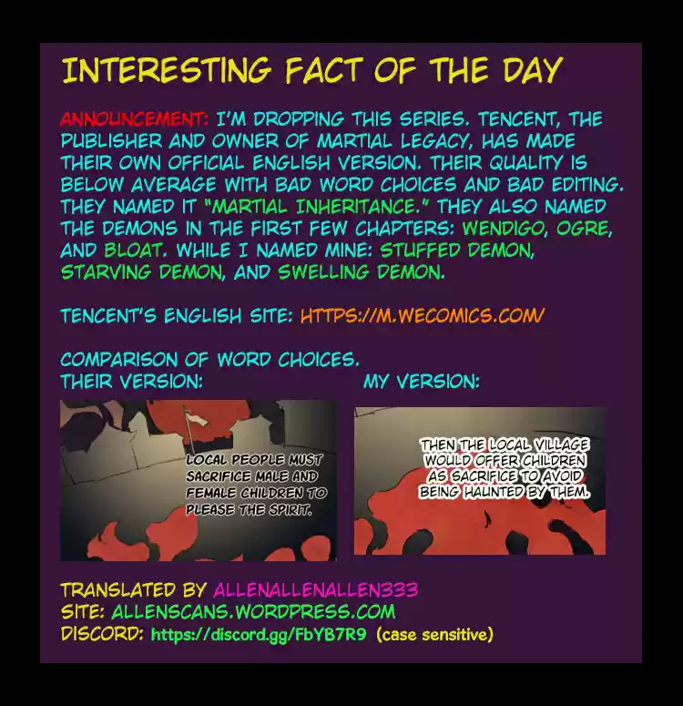 Martial Legacy Ch. 109 Behind the Curtains