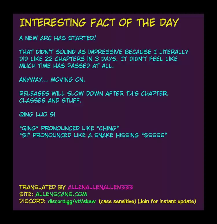 Martial Legacy Ch. 22 Qing Luo Si