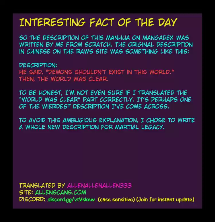 Martial Legacy Ch. 8 Traveling Together