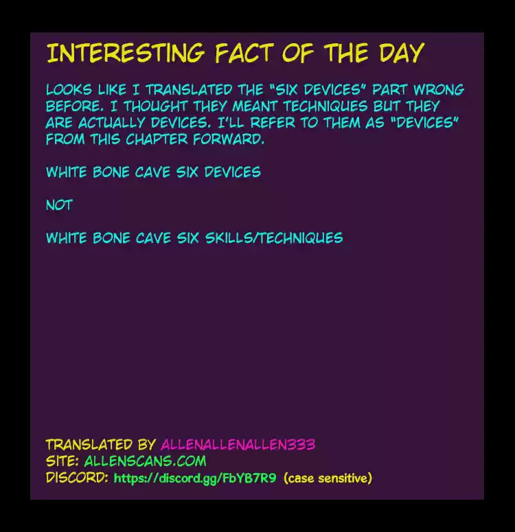 Martial Legacy Ch. 95 White Bone Cave Six Devices Blood Wheel