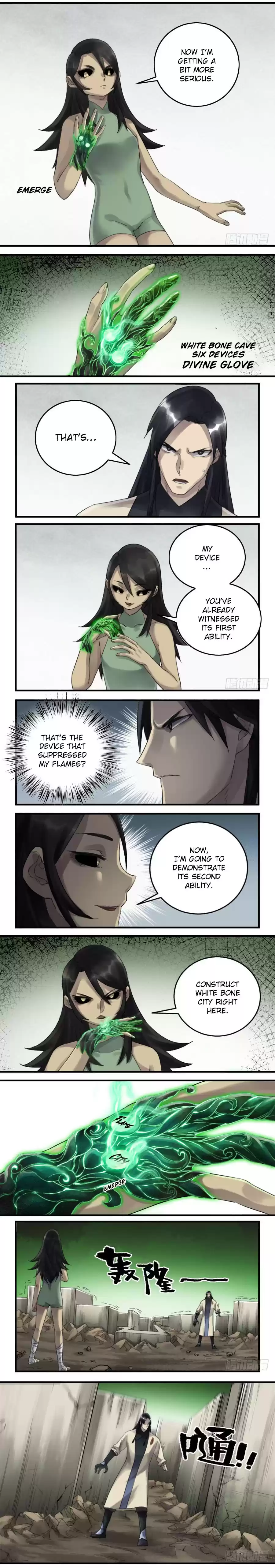 Martial Legacy Ch. 97 White Bone Cave Six Devices Divine Glove