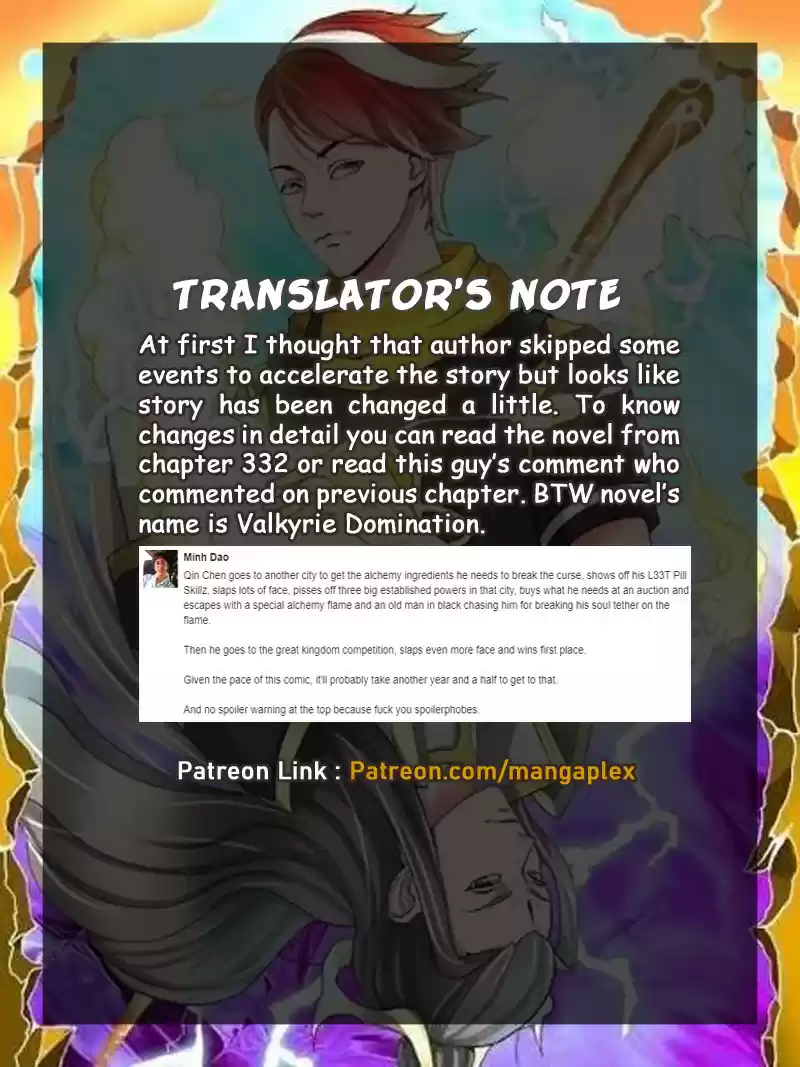 Martial Master Ch. 464 Green Lotus Fire