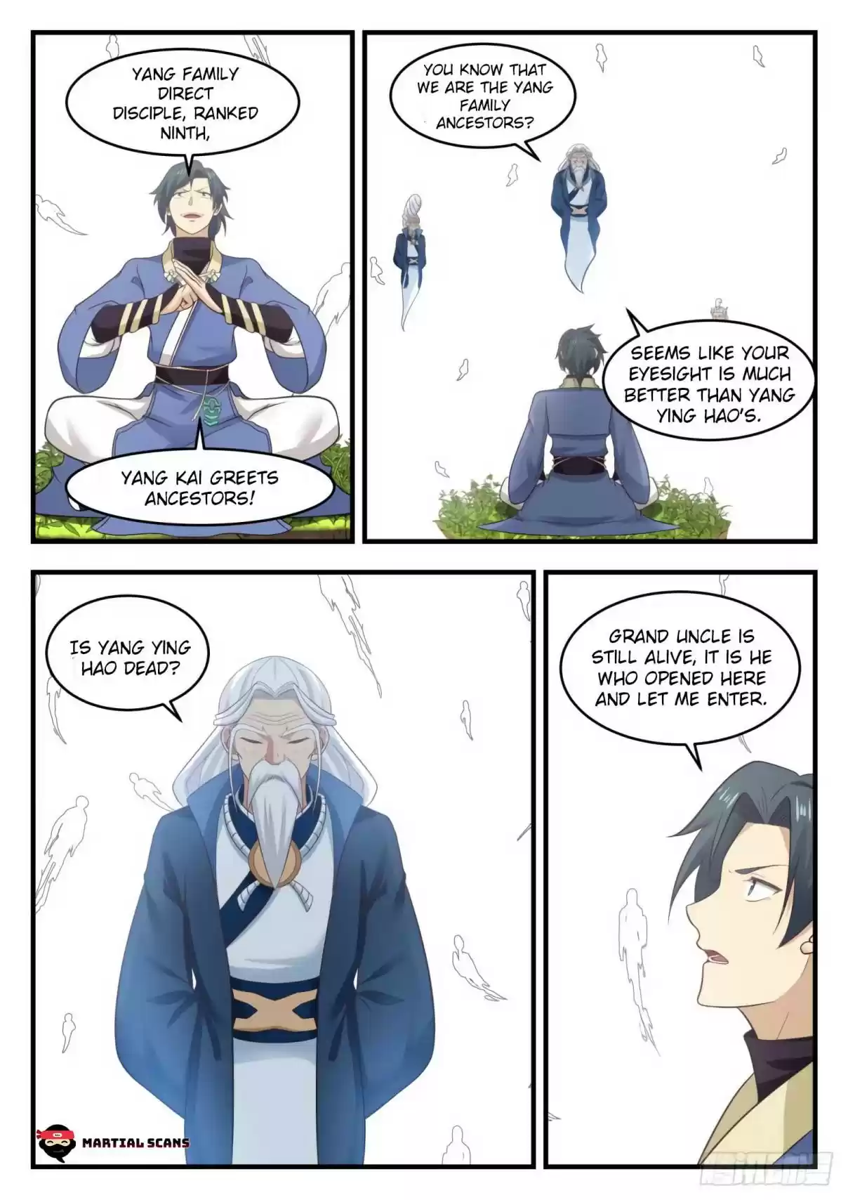 Martial Peak Ch. 553 Yang Family Ancestors