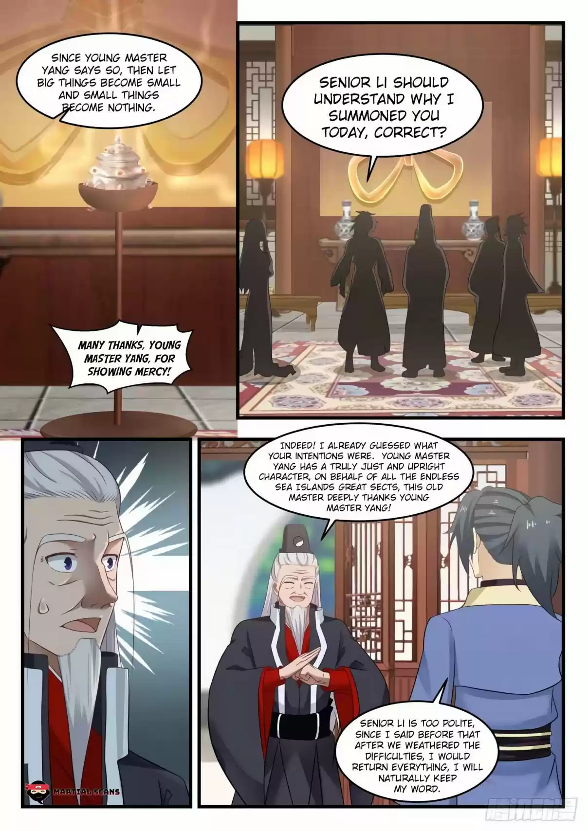 Martial Peak Ch. 567 Returning the Endless Sea Island's Hallowed Treasures