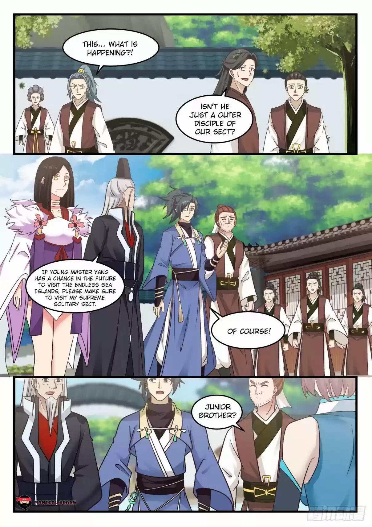 Martial Peak Ch. 567 Returning the Endless Sea Island's Hallowed Treasures