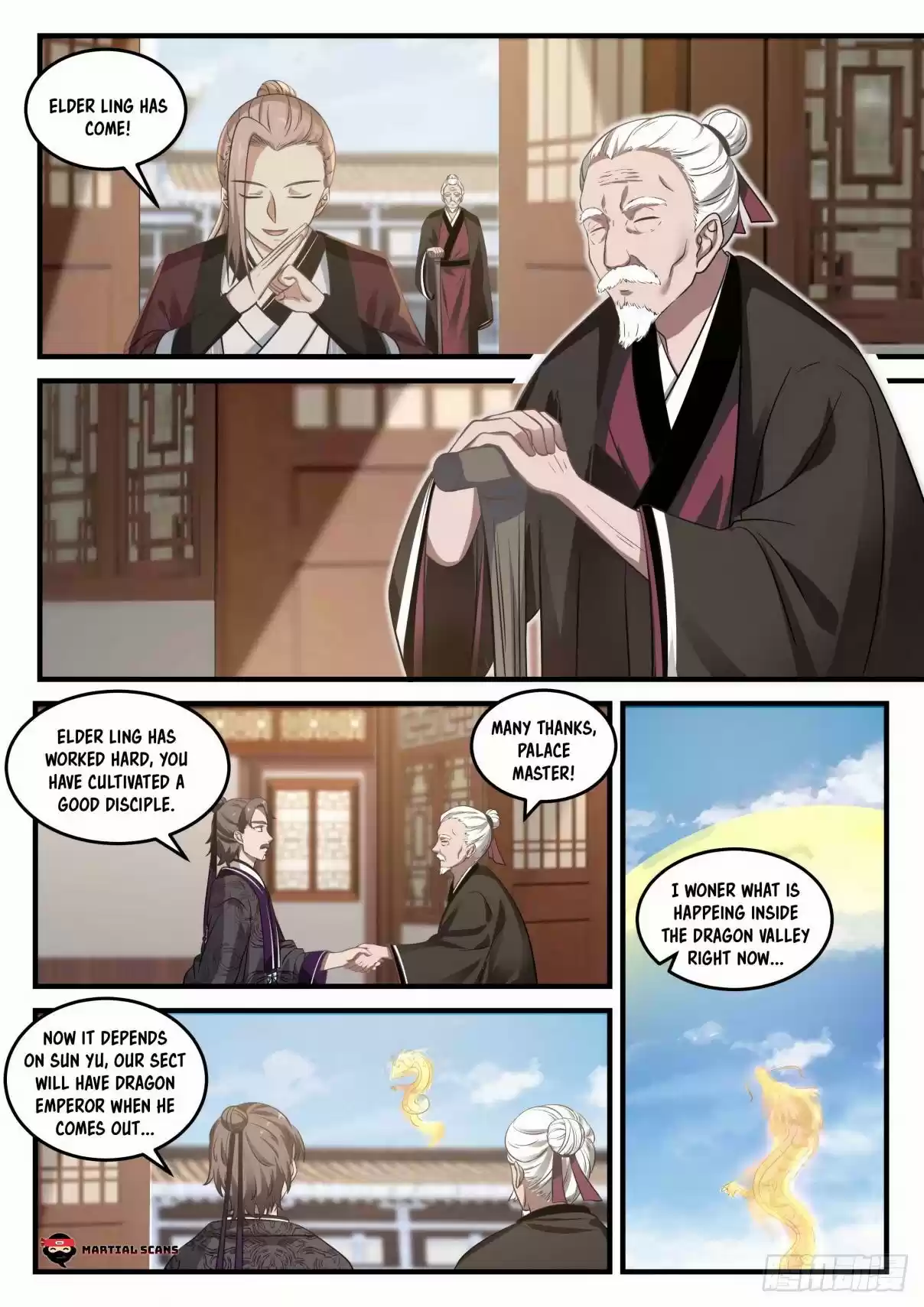 Martial Peak Ch. 728 Golden Dragon