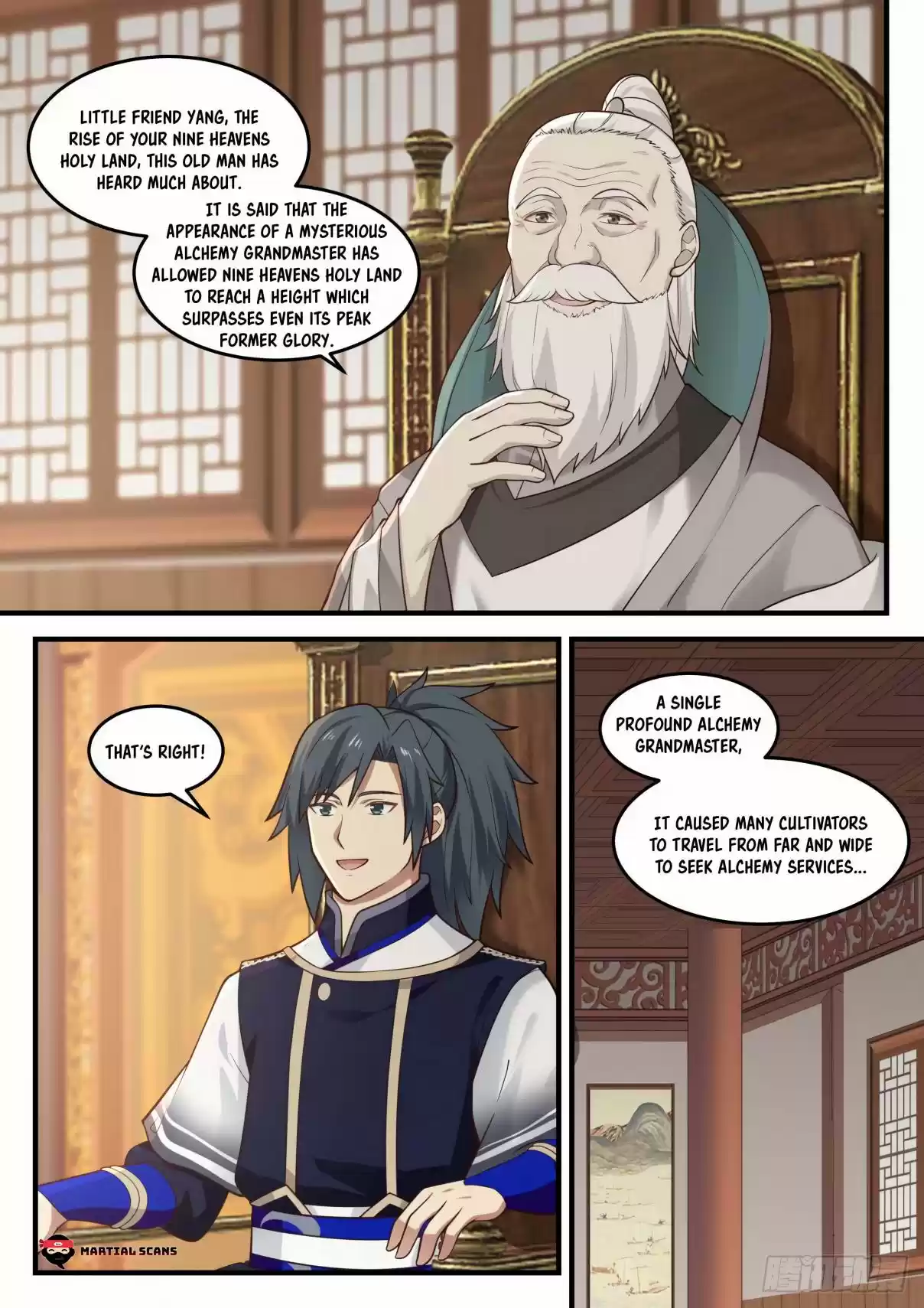 Martial Peak Ch. 830 Assemble At Nine Heavens Holy Land