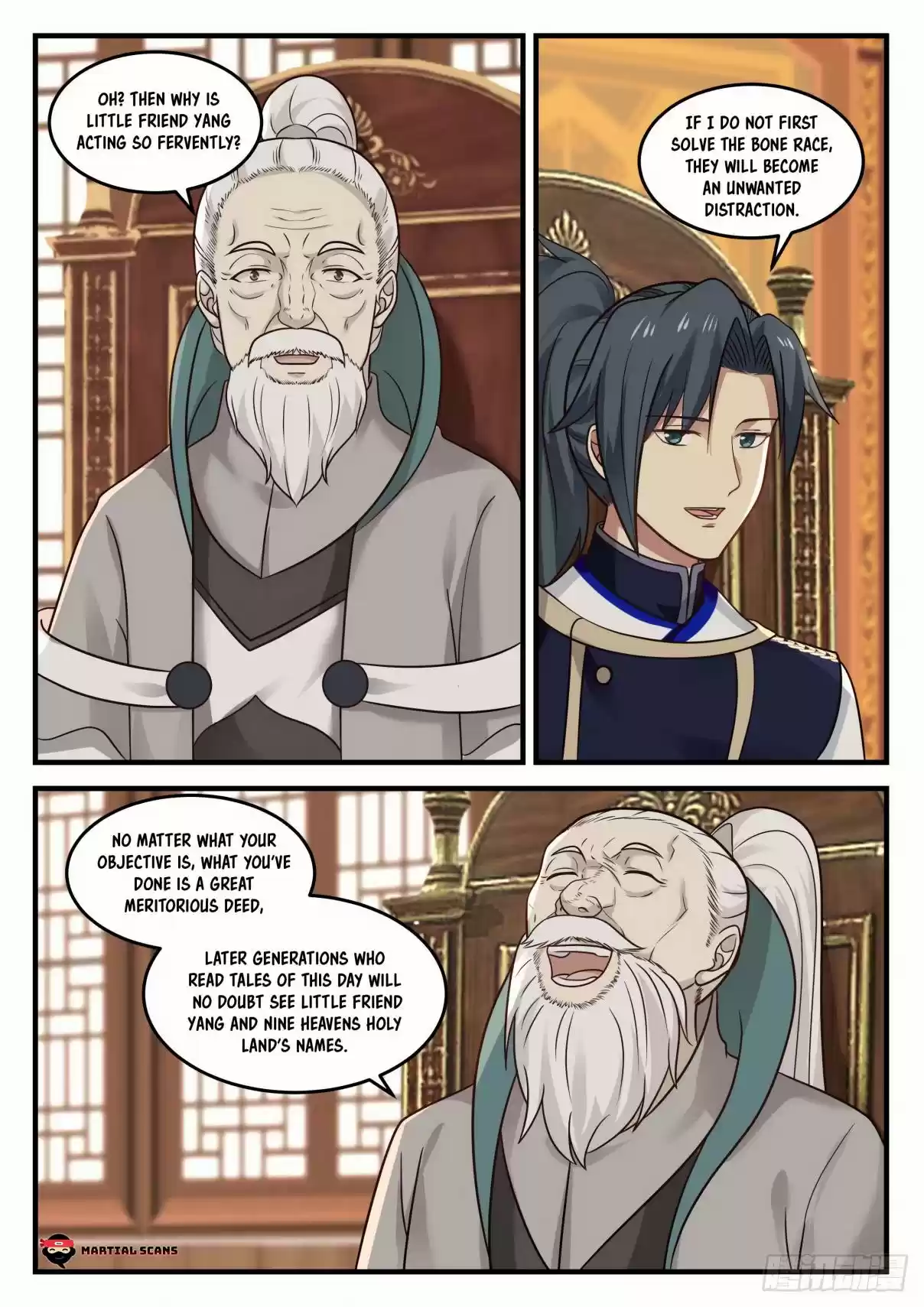 Martial Peak Ch. 830 Assemble At Nine Heavens Holy Land