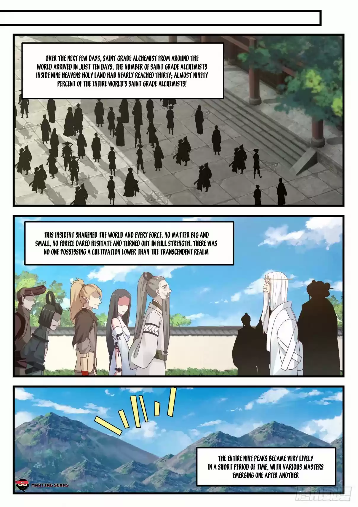 Martial Peak Ch. 830 Assemble At Nine Heavens Holy Land
