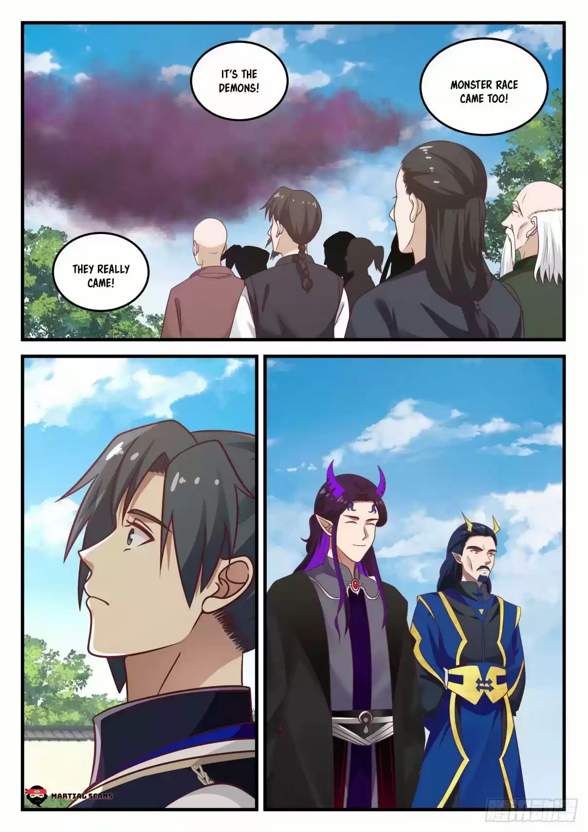 Martial Peak Ch. 830 Assemble At Nine Heavens Holy Land