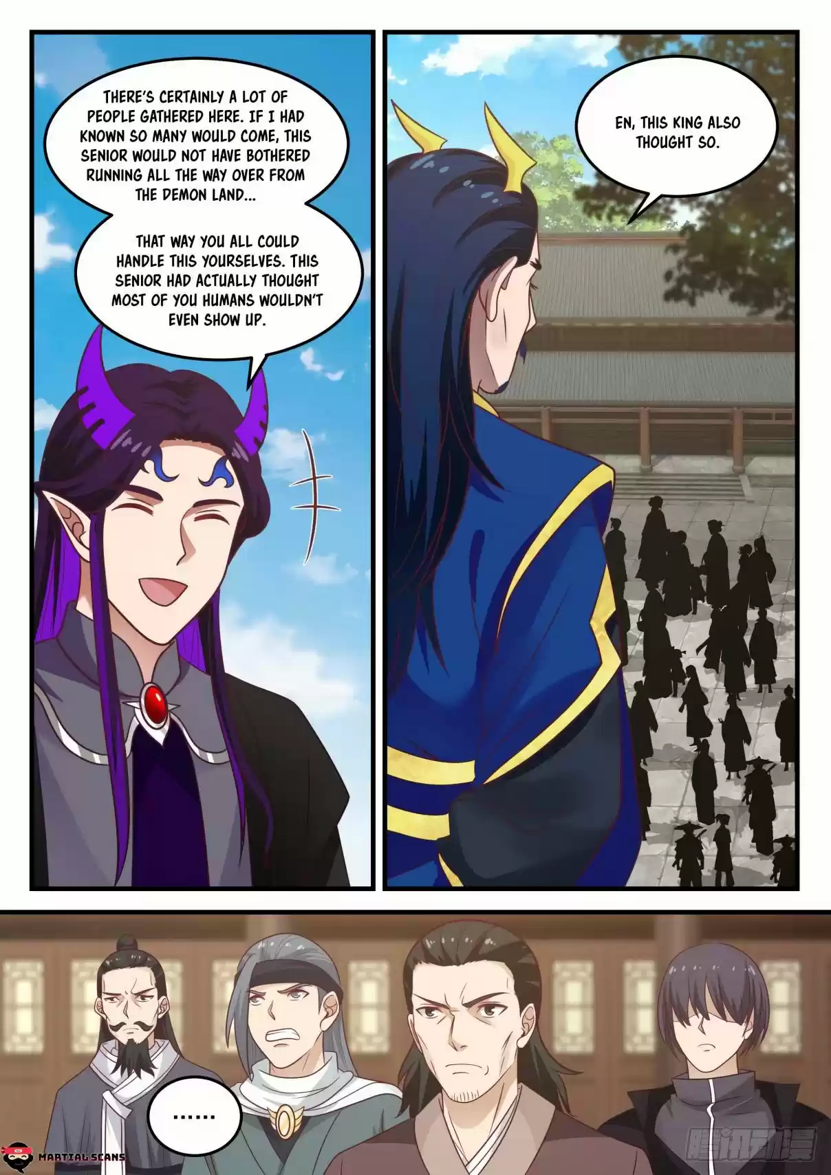 Martial Peak Ch. 830 Assemble At Nine Heavens Holy Land