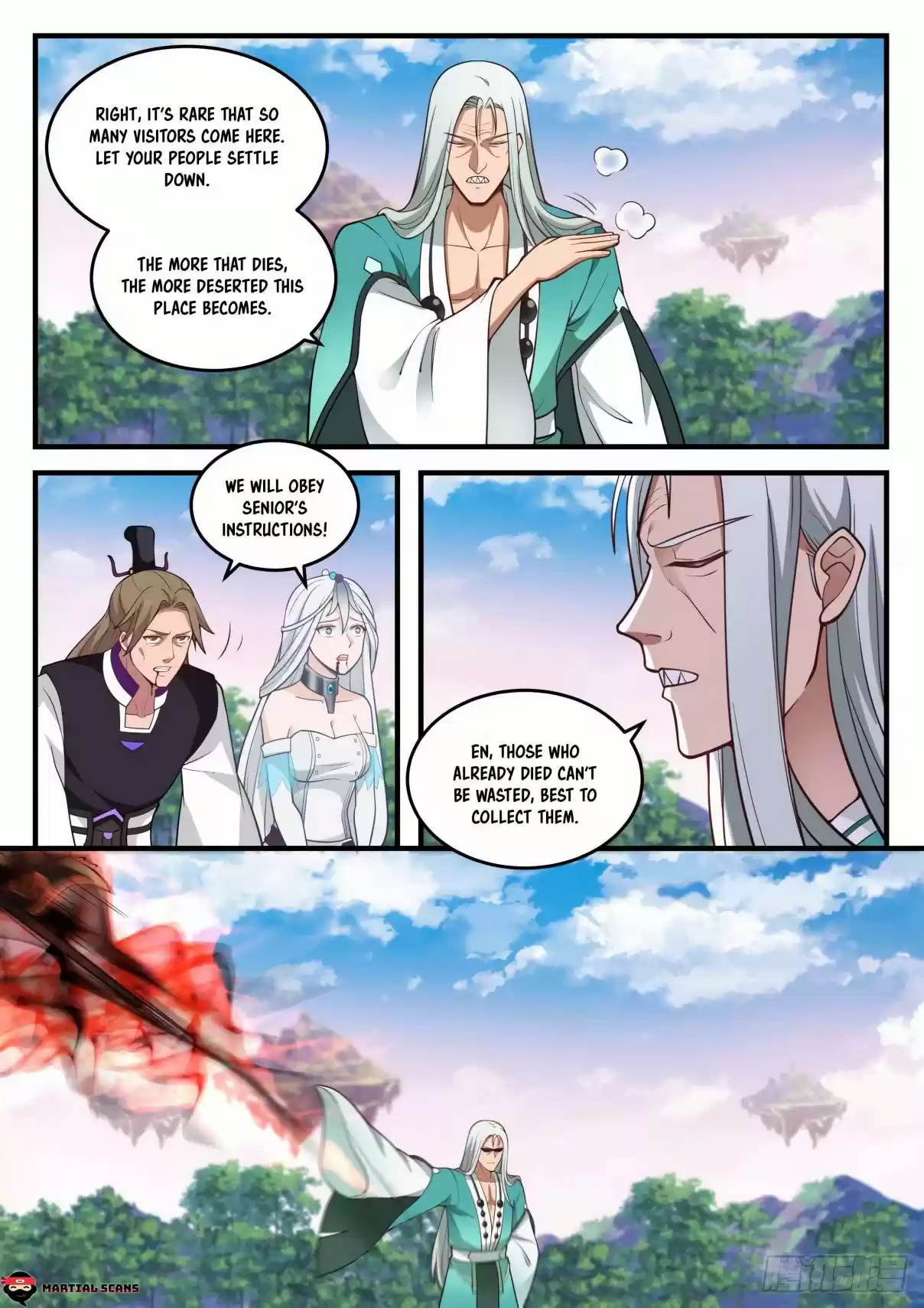 Martial Peak Ch. 859 He’s not a disciple of Purple Star