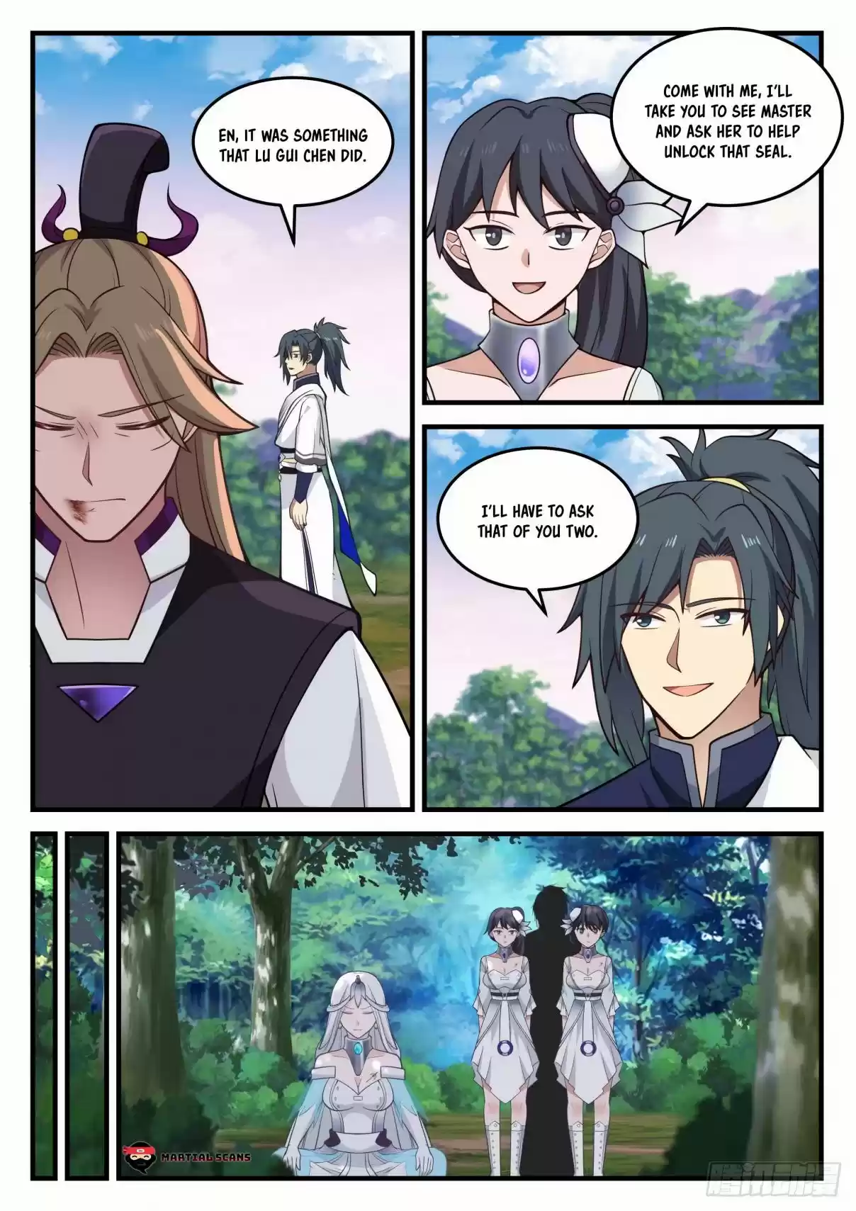 Martial Peak Ch. 859 He’s not a disciple of Purple Star