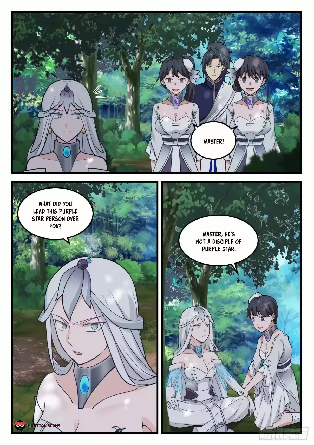 Martial Peak Ch. 859 He’s not a disciple of Purple Star