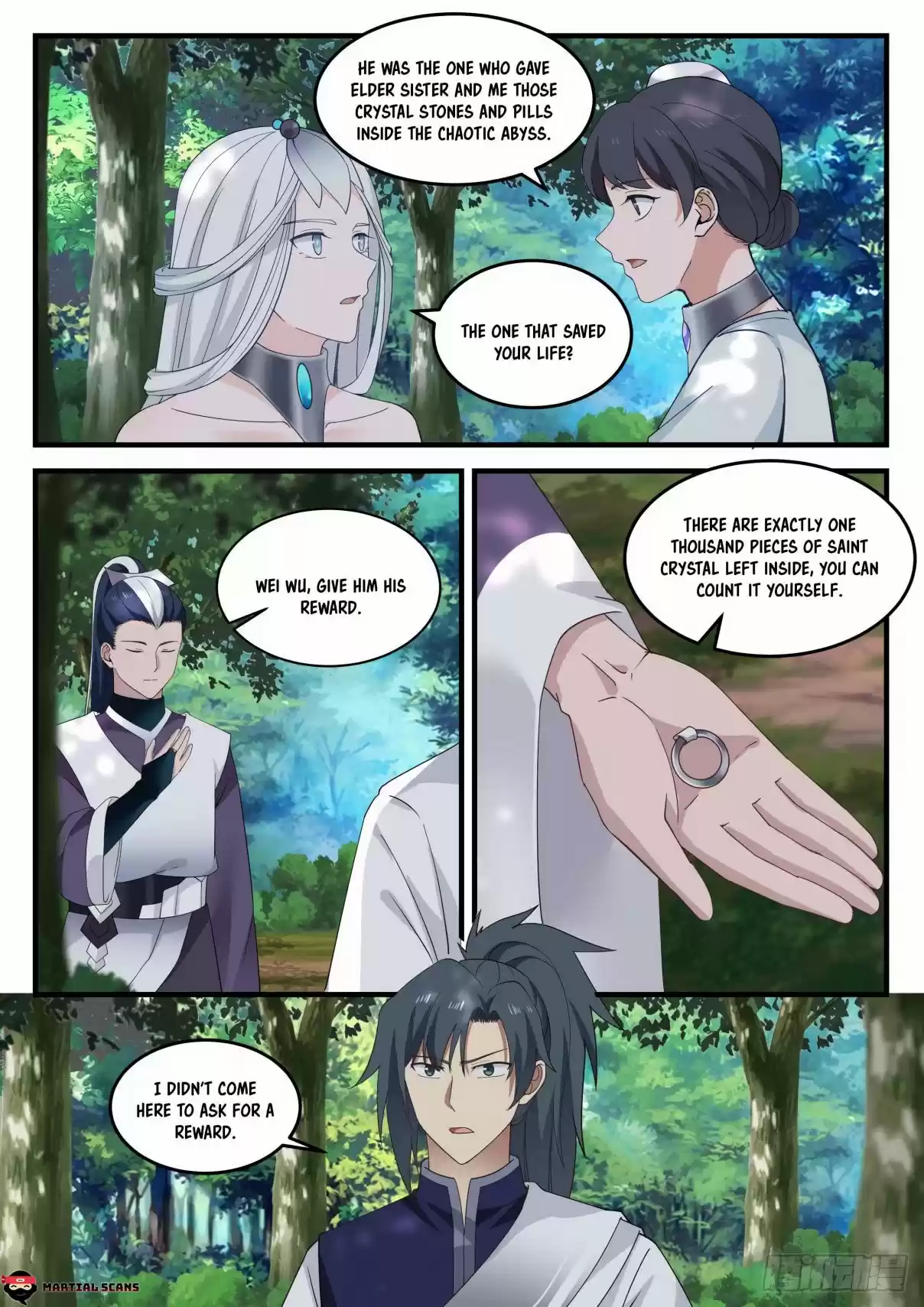Martial Peak Ch. 859 He’s not a disciple of Purple Star