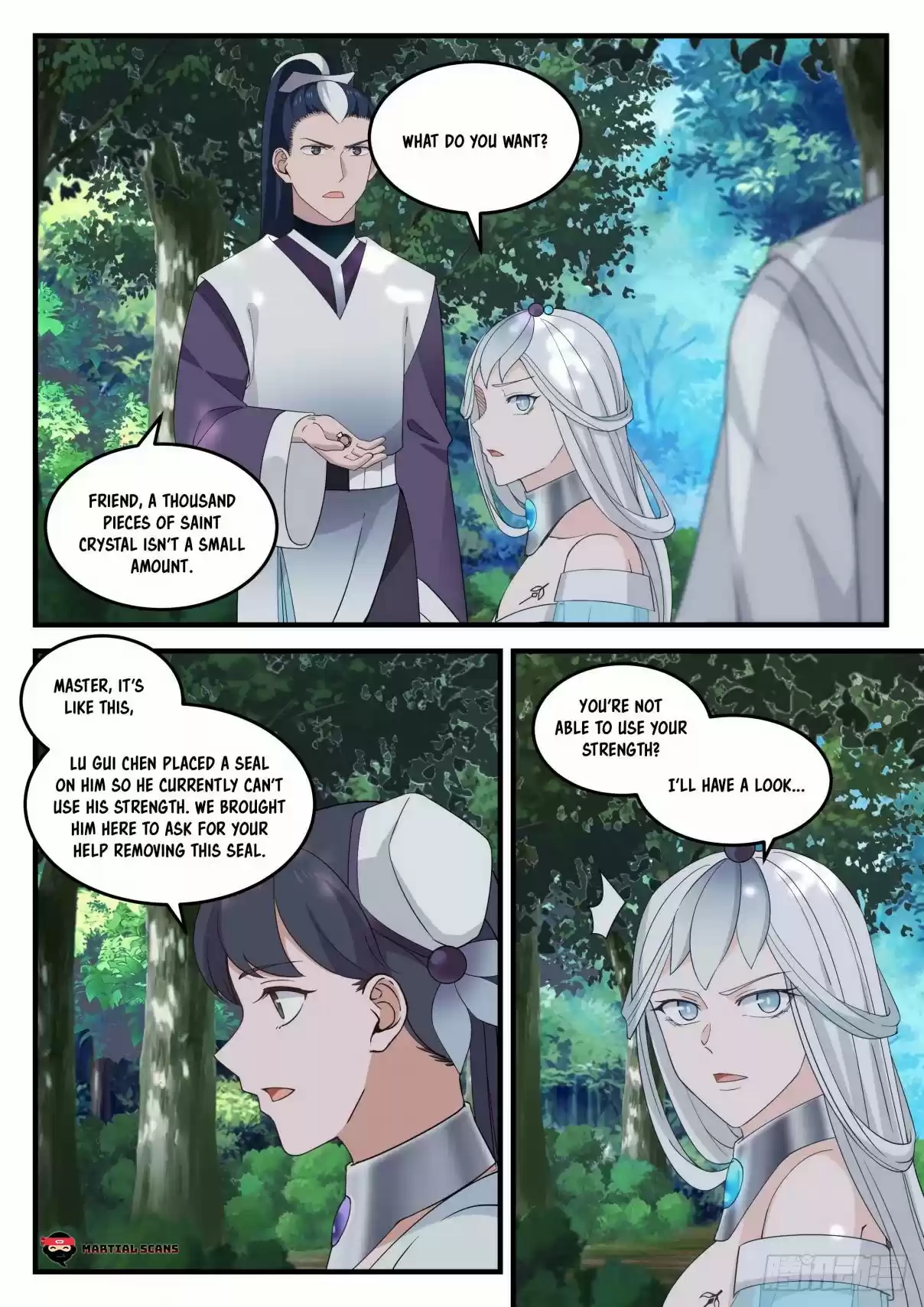 Martial Peak Ch. 859 He’s not a disciple of Purple Star