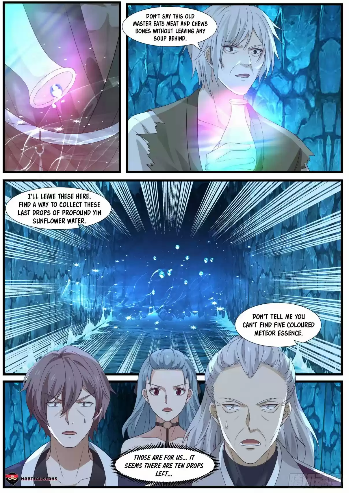 Martial Peak Ch. 944 Five Coloured Meteor Essence