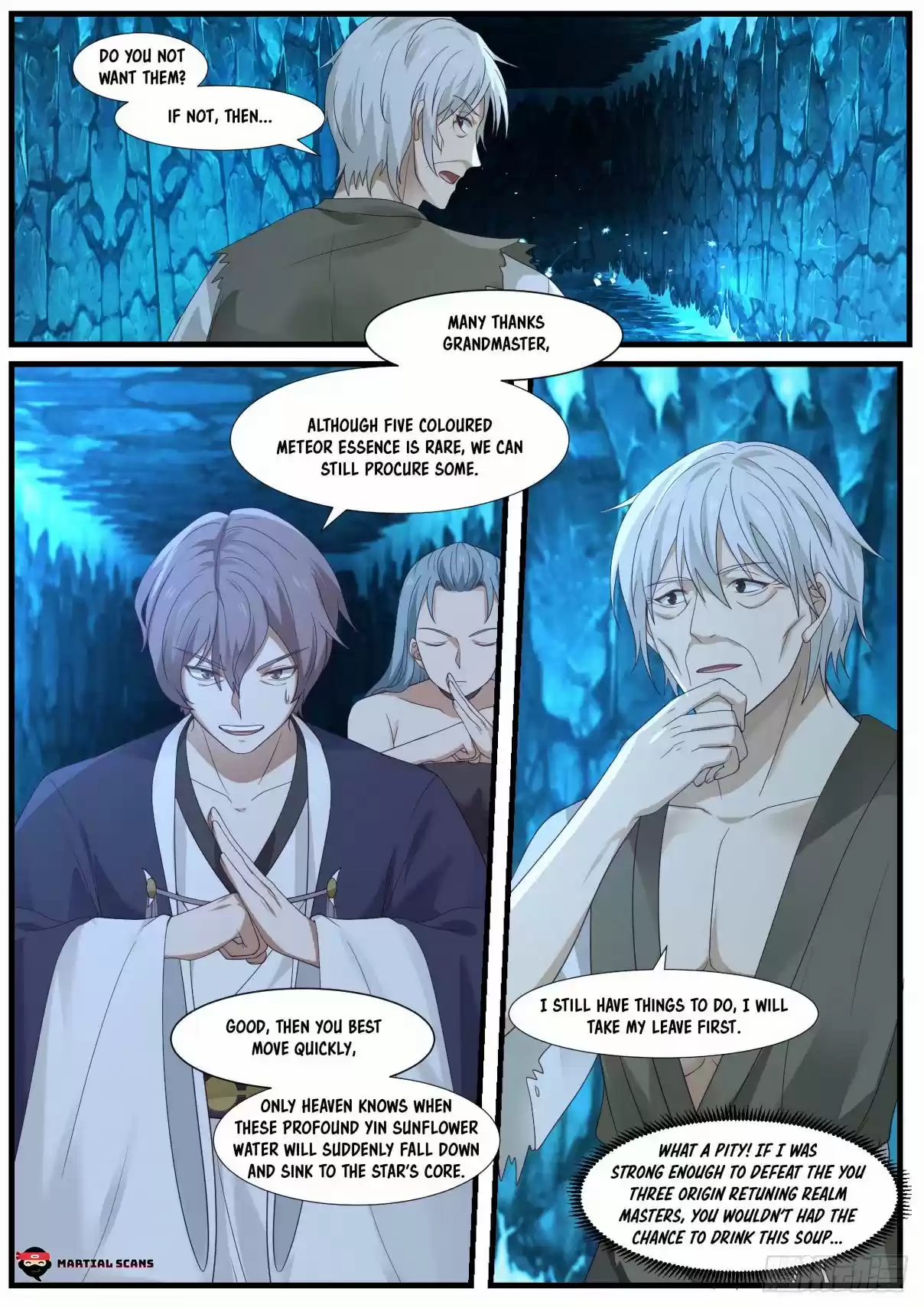 Martial Peak Ch. 944 Five Coloured Meteor Essence