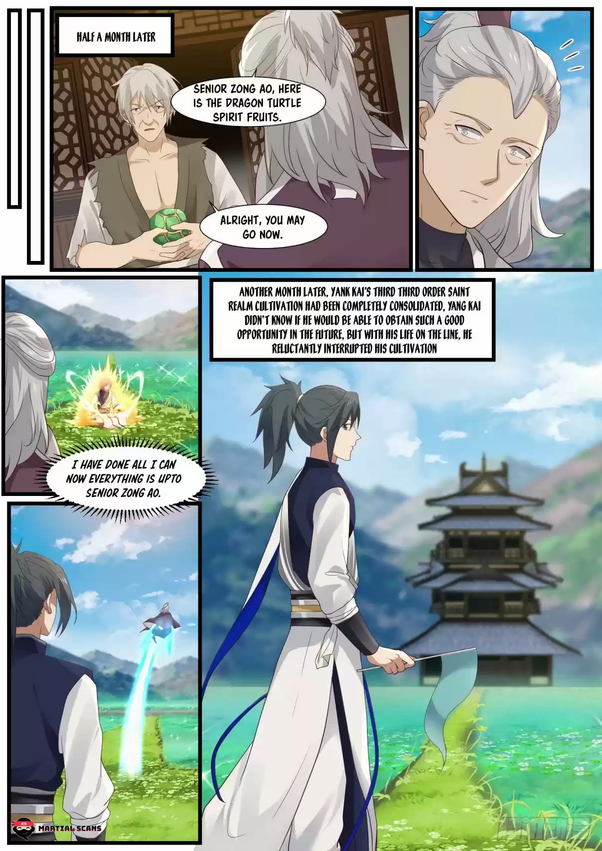 Martial Peak Ch. 951 Third Order Saint Realm