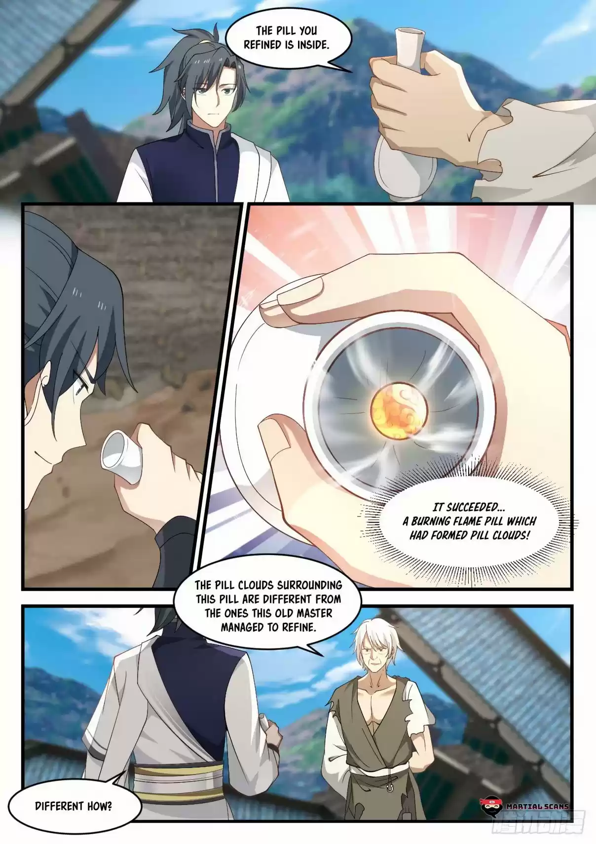 Martial Peak Ch. 958 Pill Clouds!