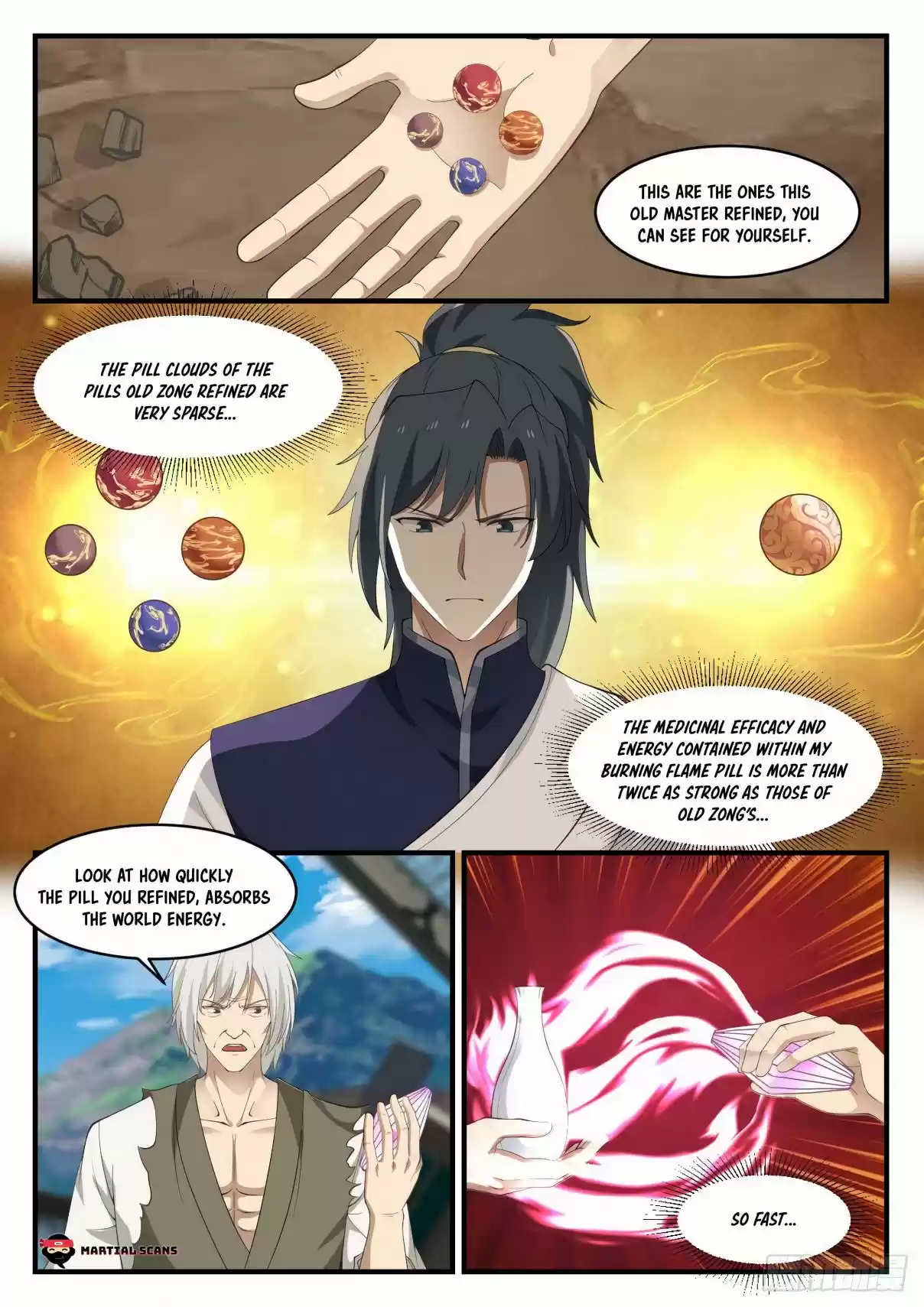 Martial Peak Ch. 958 Pill Clouds!