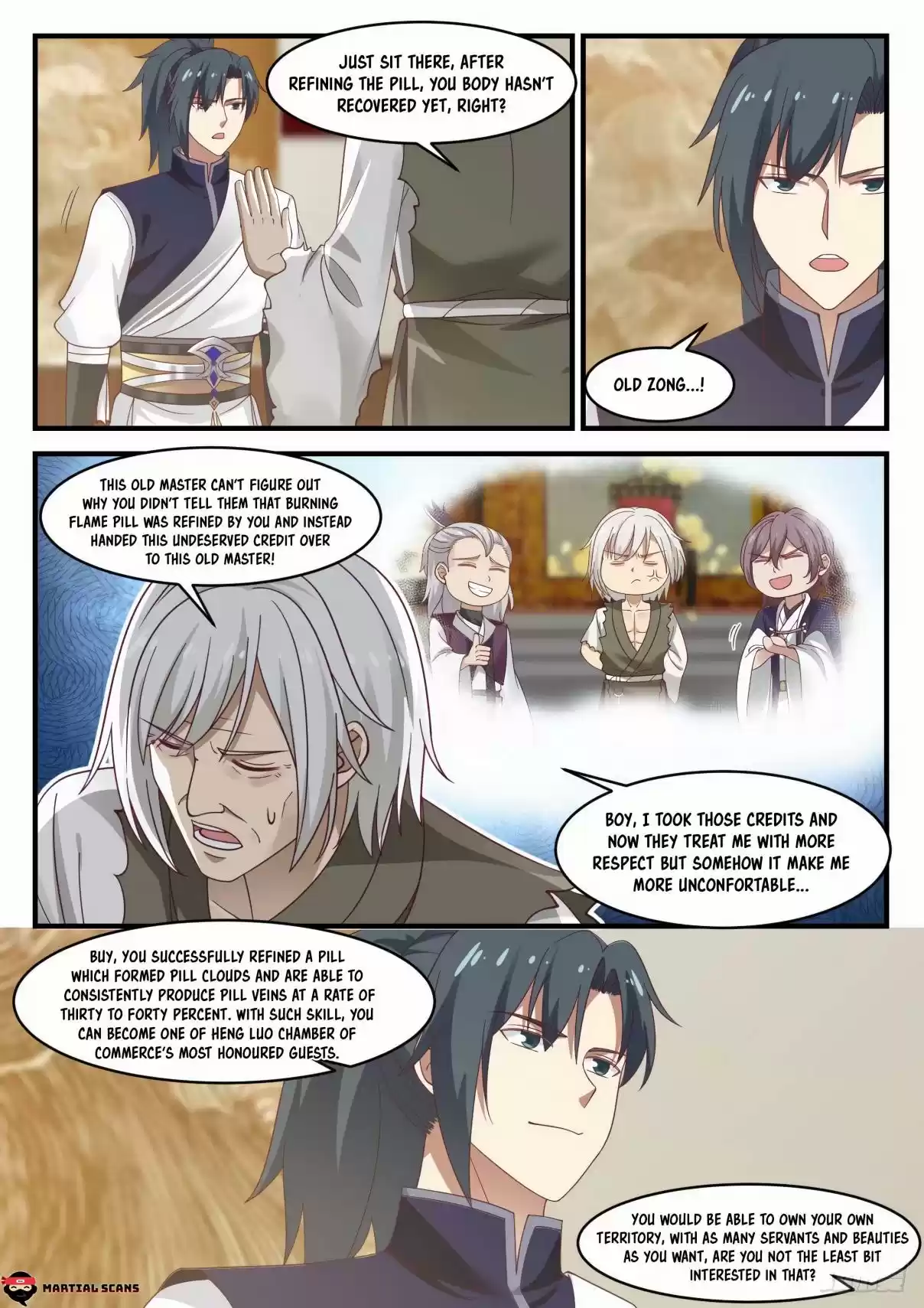 Martial Peak Ch. 958 Pill Clouds!